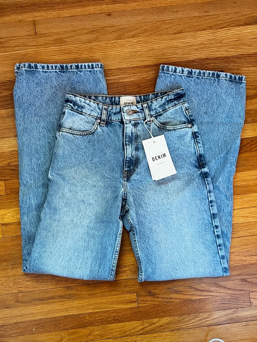 Sezane Wide Leg Jeans - Picture 3 of 6